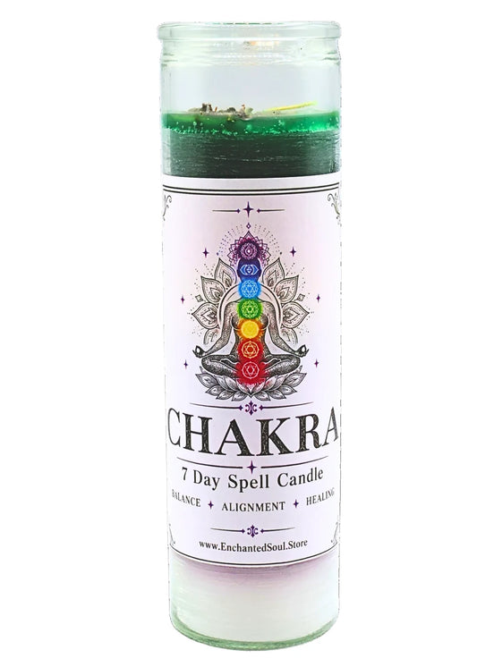 Chakra 7 Day Spell Candle