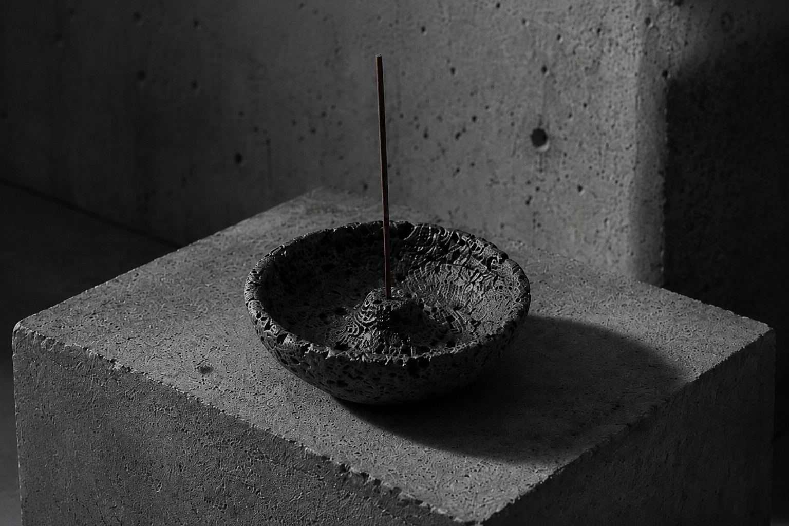 Volcanic Void Incense Holder