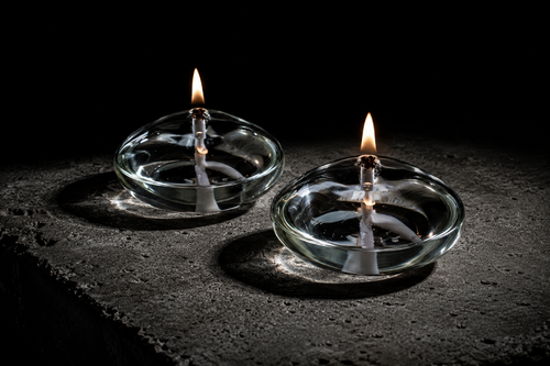 Glass Ritual Oil Vessel